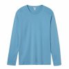 Men Lake | Lake Men'S Long Sleeve Pima Tee In Pacific