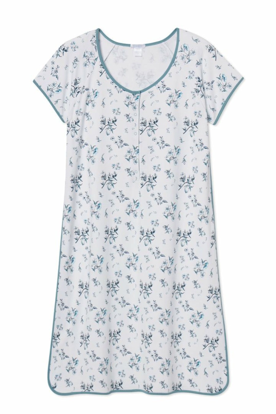 Women Lake | Lake Pima Maternity Nightgown In Fleur