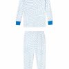 Kids Lake | Schumacher X Lake Kids Long-Long Set In Cobalt