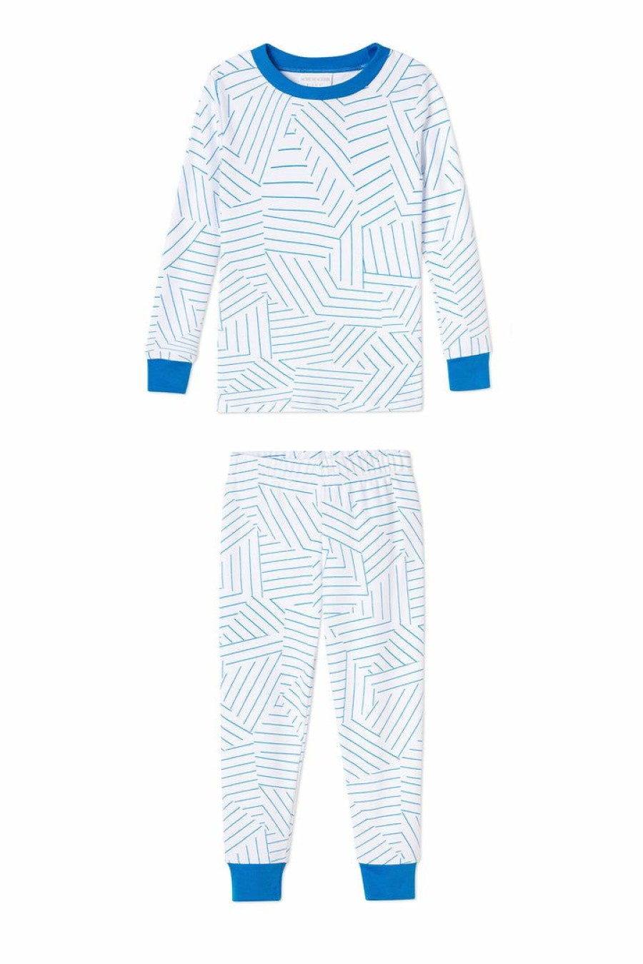 Kids Lake | Schumacher X Lake Kids Long-Long Set In Cobalt