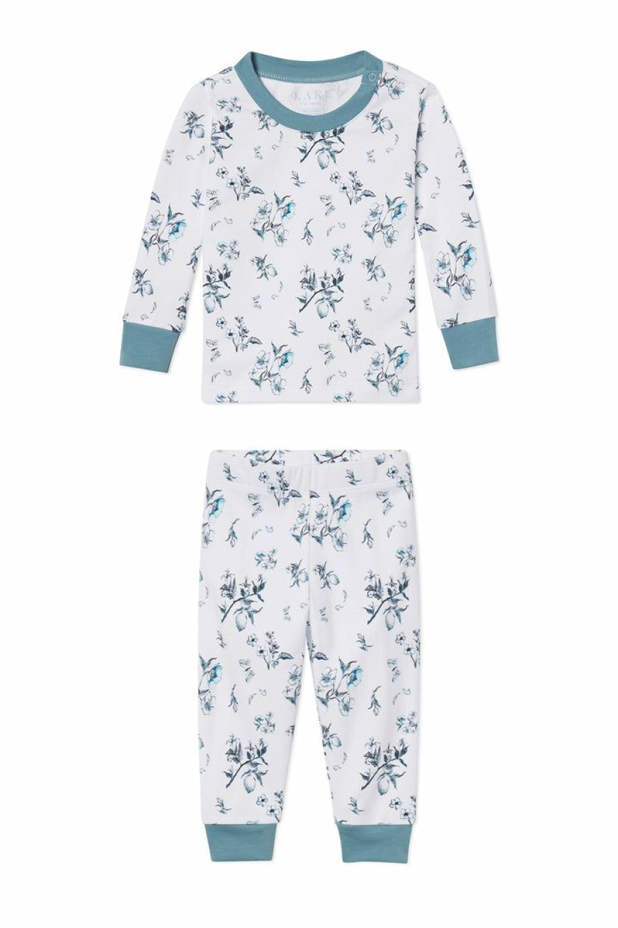 Kids Lake | Lake Baby Long-Long Set In Fleur Kids