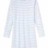 Women Lake | Lake Pima Long Sleeve Weekend Nightgown In Cerulean