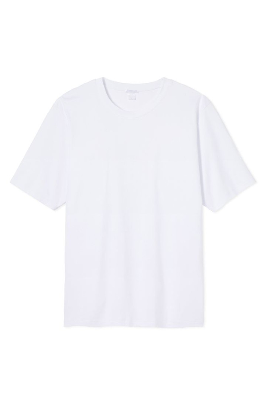 Gifts Lake | Lake Men'S Short Sleeve Pima Tee In White