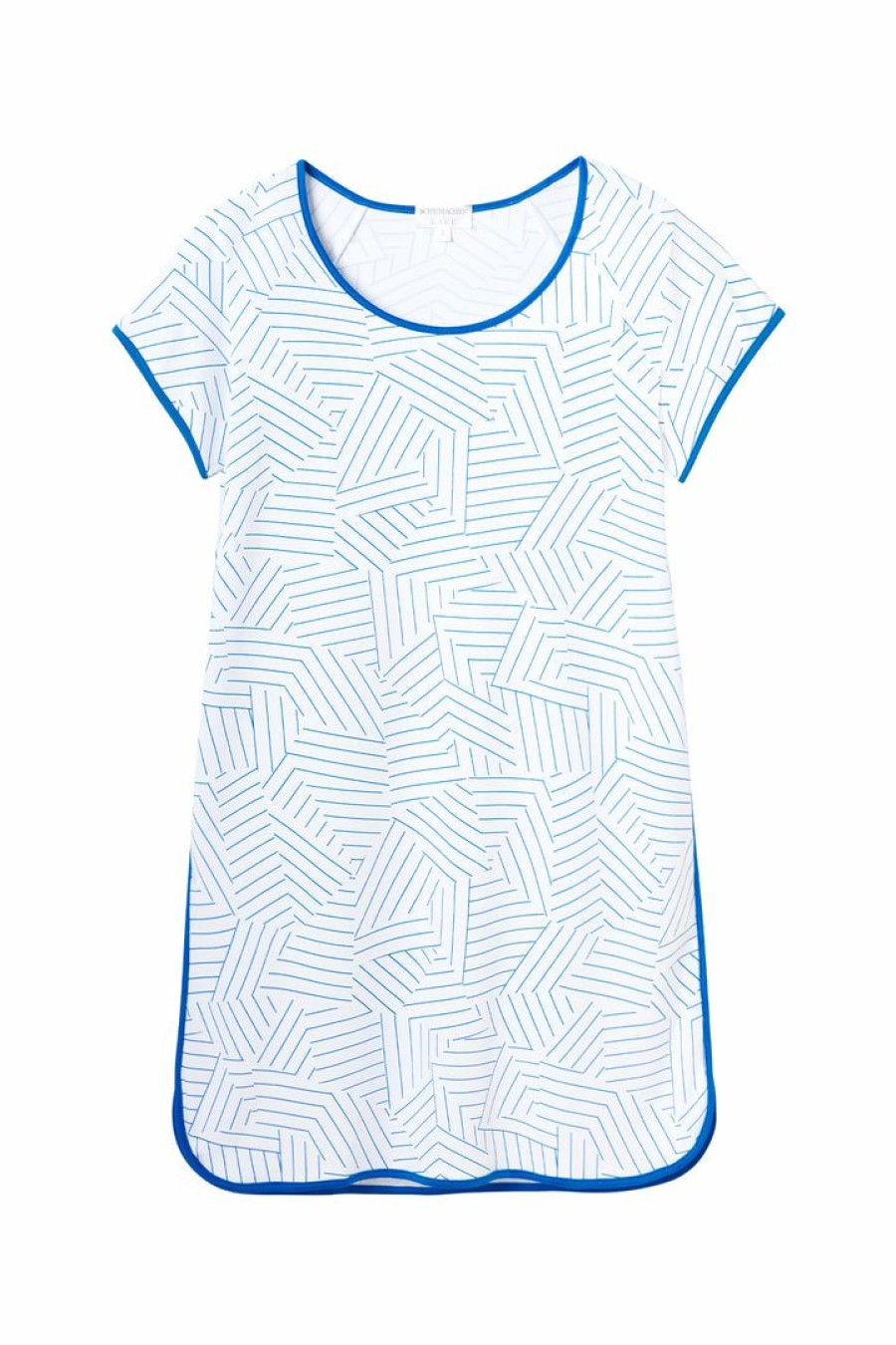 Women Lake | Schumacher X Lake Pima Nightgown In Cobalt Women