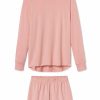 Women Lake | Lake Relax Shorts Set In Rose Quartz