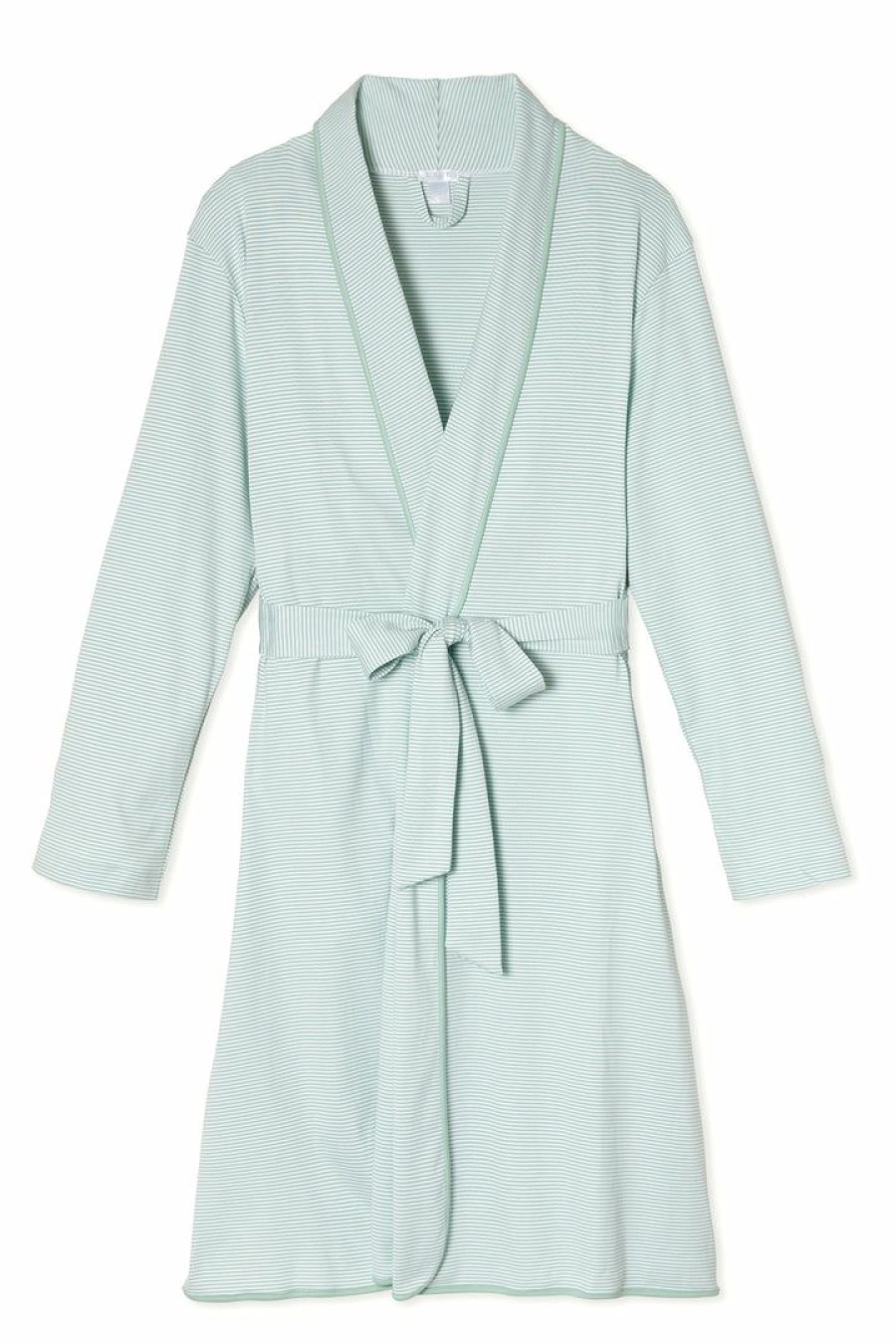 Women Lake | Lake Women Pima Robe In Parisian Green