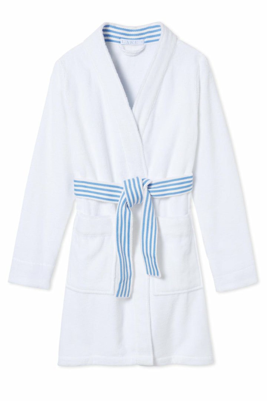 Women Lake | Lake Turkish Terry Robe In Regatta Blue Women