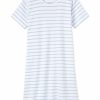 Women Lake | Lake Women Pima Weekend Nightgown In Cerulean