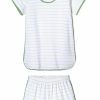 Women Lake | Lake Women Pima Shorts Set In Vine