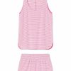 Women Lake | Lake Women Dreamknit Shut Eye Tank-Short Set In Rosa