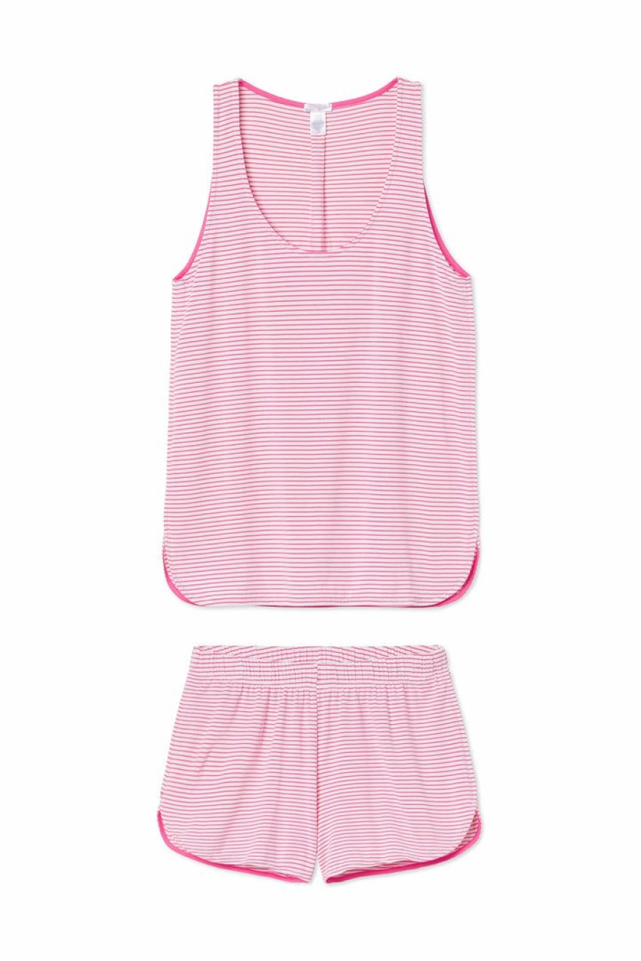 Women Lake | Lake Women Dreamknit Shut Eye Tank-Short Set In Rosa