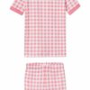 Kids Lake | Lake Kids Shorts Set In Tulip Gingham