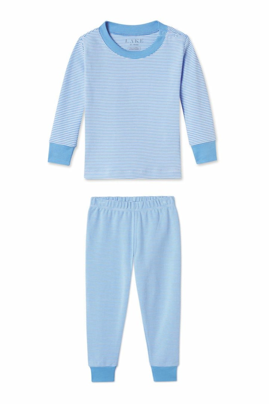 Gifts Lake | Lake Baby Long-Long Set In Cornflower Kids