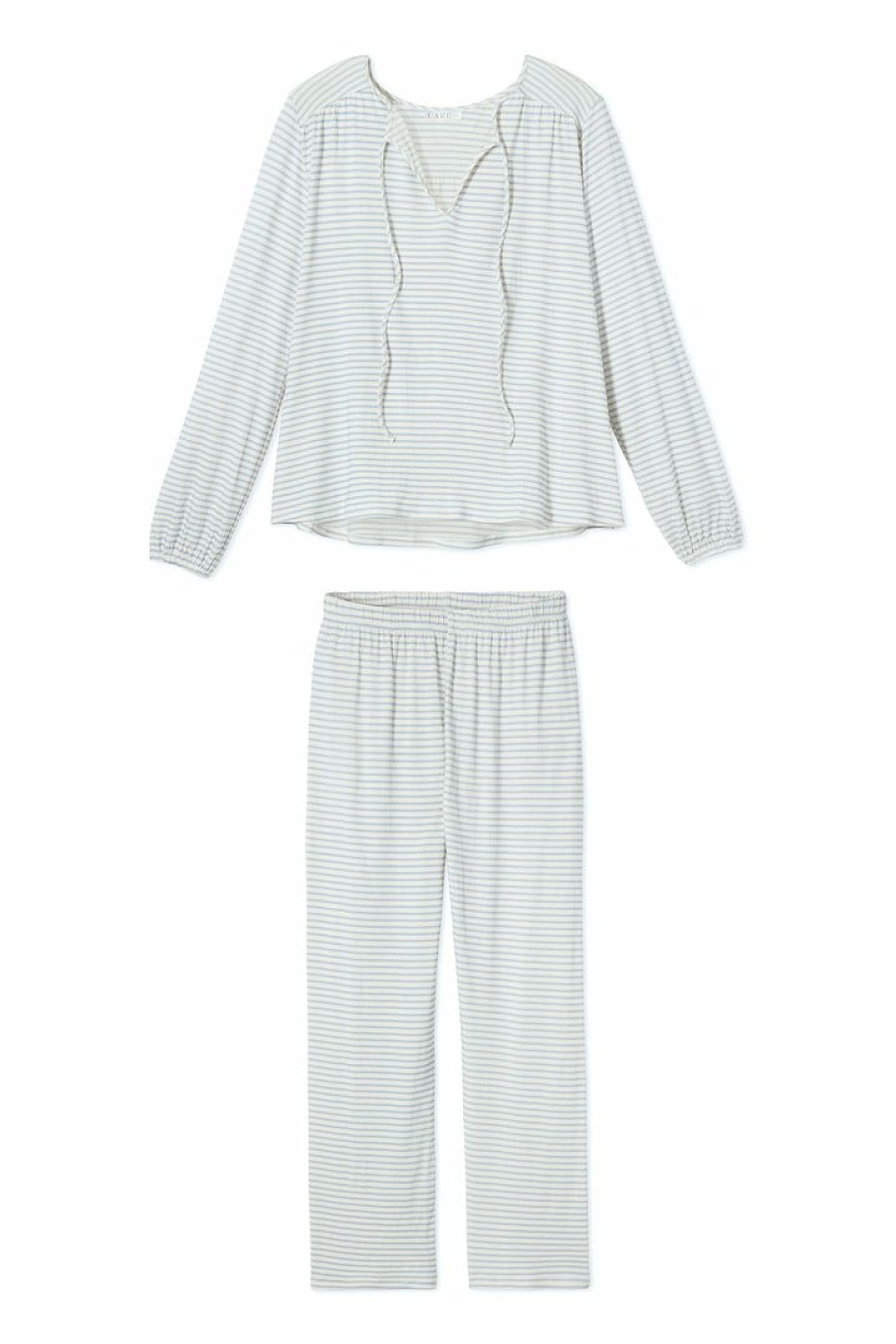 Women Lake | Lake Women Midnight Pajama Set In Fog