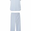 Women Lake | Lake Organic Pima Short-Long Set In Larkspur Women