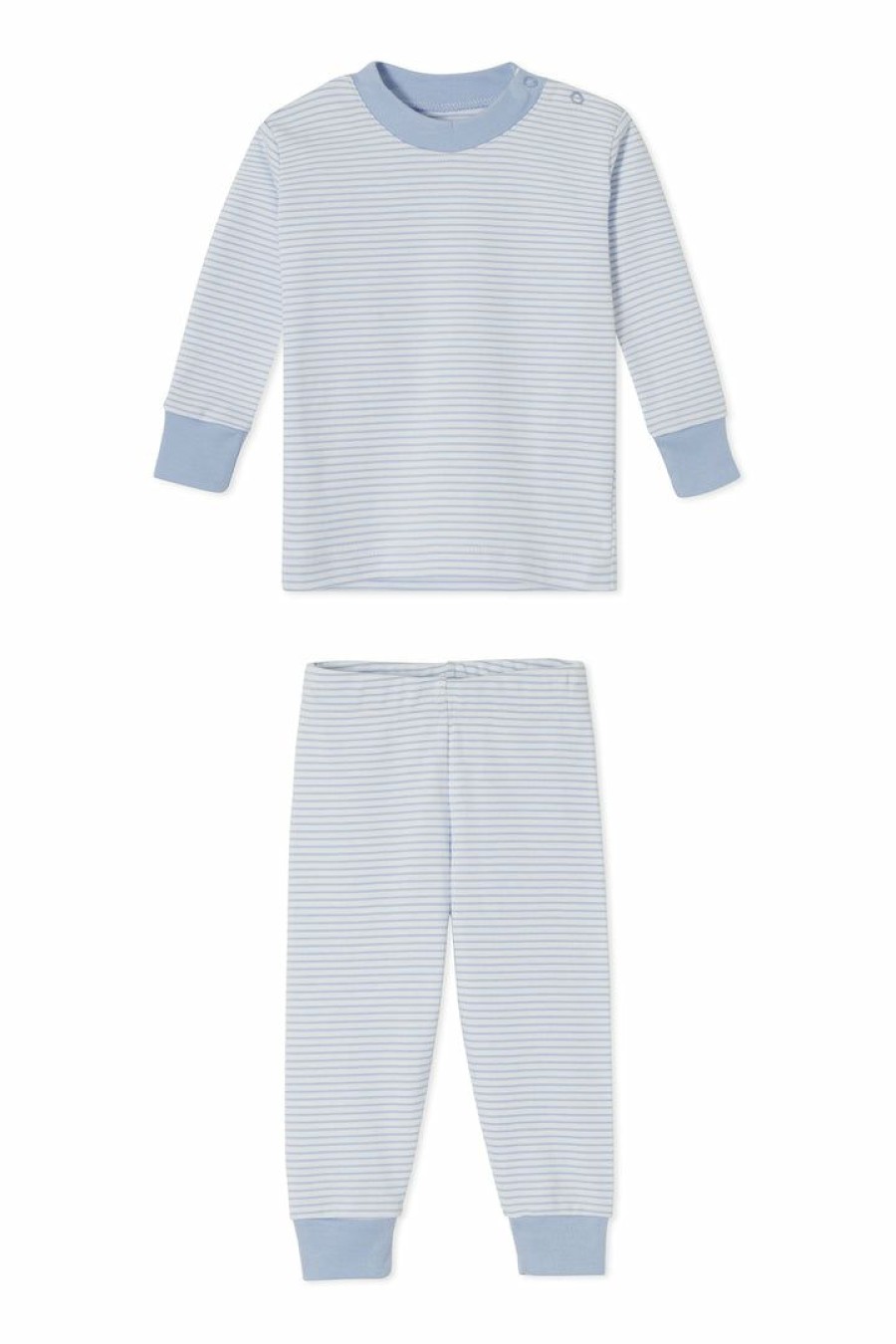 Kids Lake | Lake Baby Long-Long Set In French Blue Kids