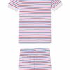 Women Lake | Lake New Arrivals Kids Shorts Set In Americana Stripe