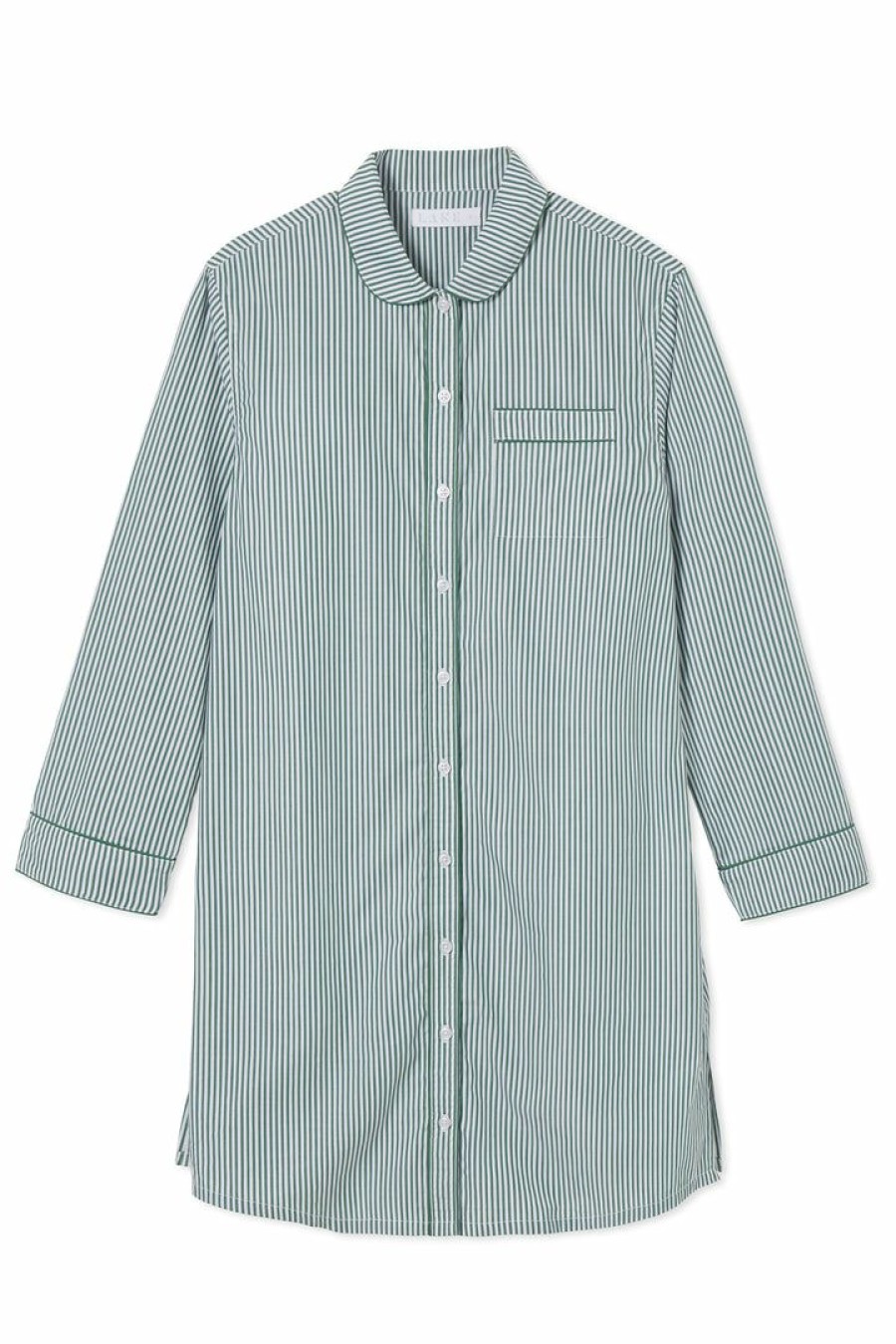 Women Lake | Lake Poplin Nightshirt In Evergreen