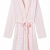 Women Lake | Lake Pima Short Robe In Bellini Ombre