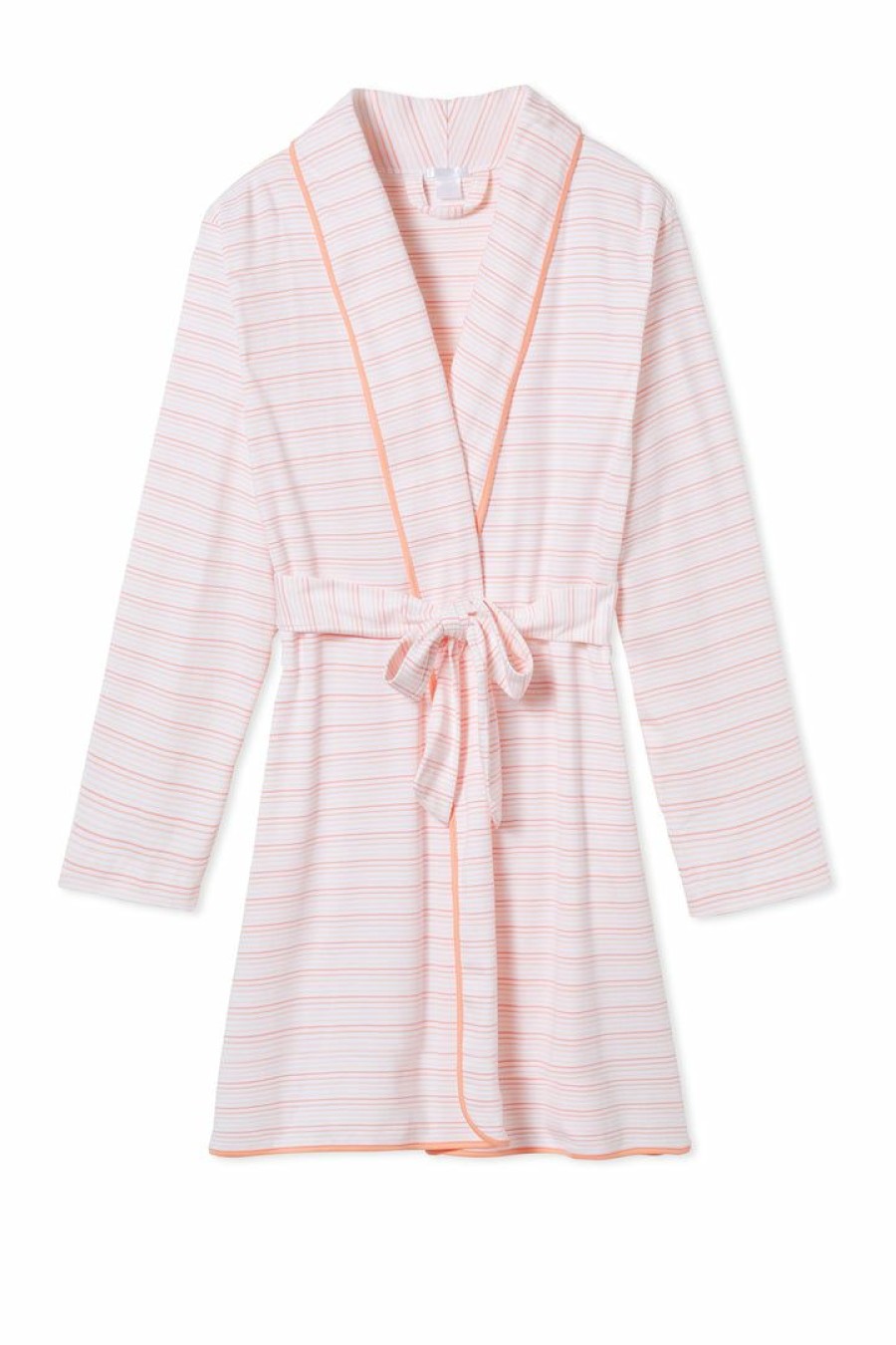 Women Lake | Lake Pima Short Robe In Bellini Ombre