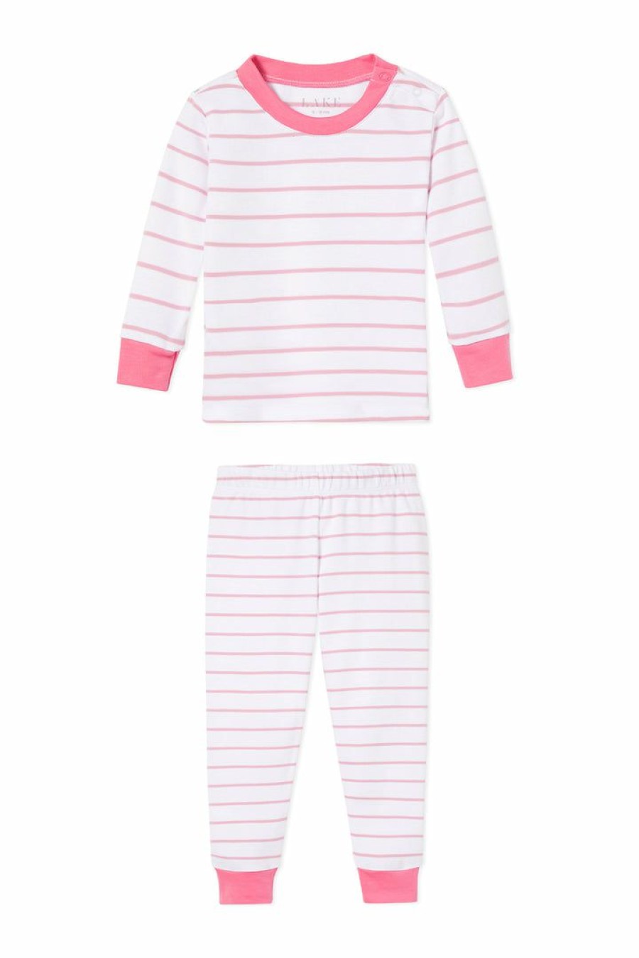 Kids Lake | Lake Baby Long-Long Set In Rose Kids