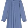 Women Lake | Lake Women Dreamknit Henley Nightgown In Aura