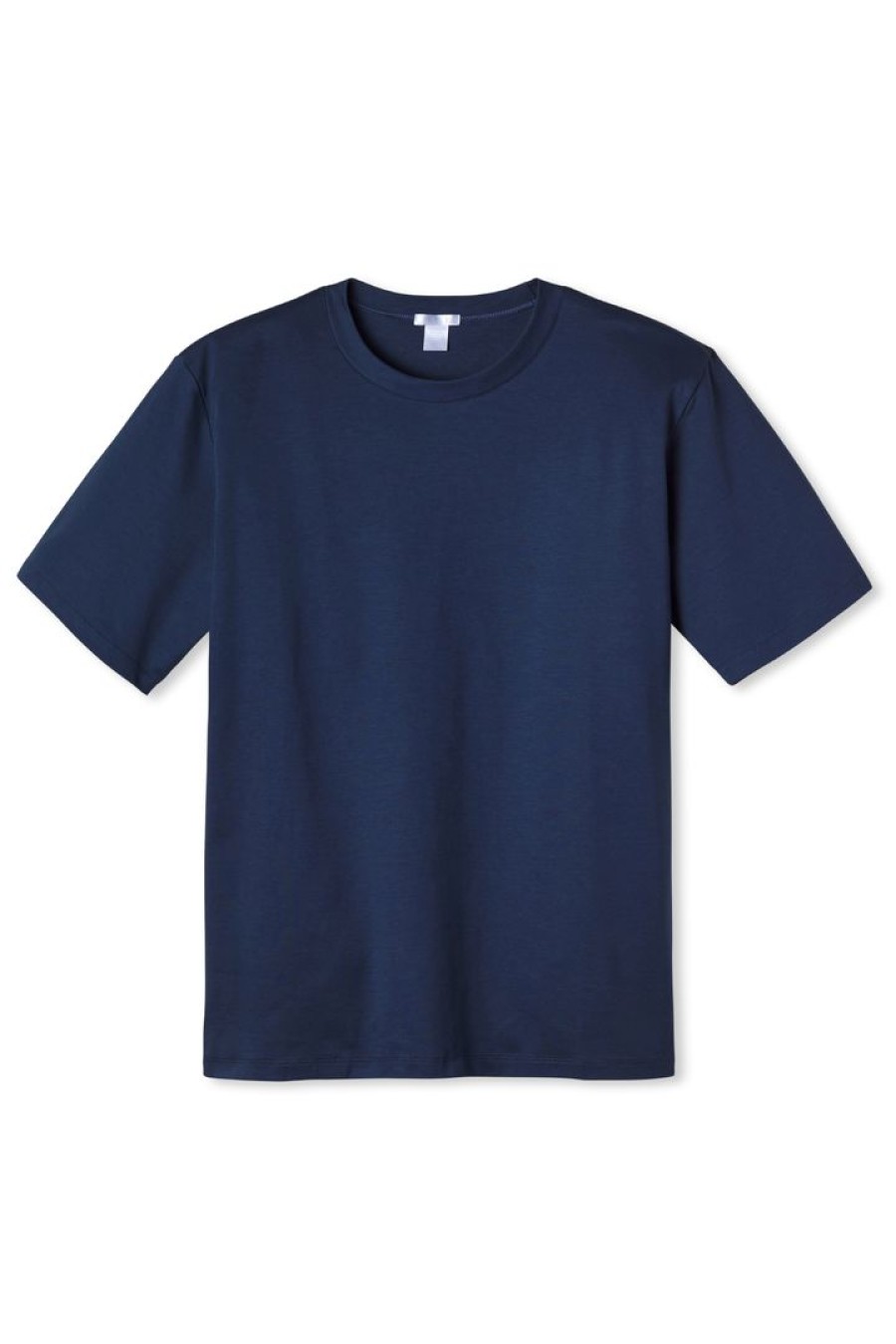 Gifts Lake | Lake Men'S Short Sleeve Pima Tee In True Navy