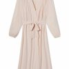 Women Lake | Lake Dreamknit Midi Robe In Peony