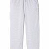 Gifts Lake | Lake Men'S Pima Pajama Pants In Gray Stripe