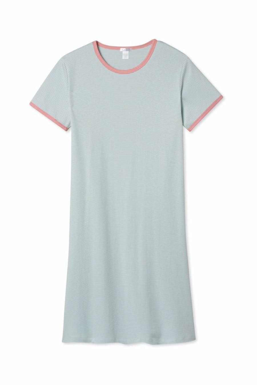 Women Lake | Lake Organic Pima Retro Nightgown In Sage