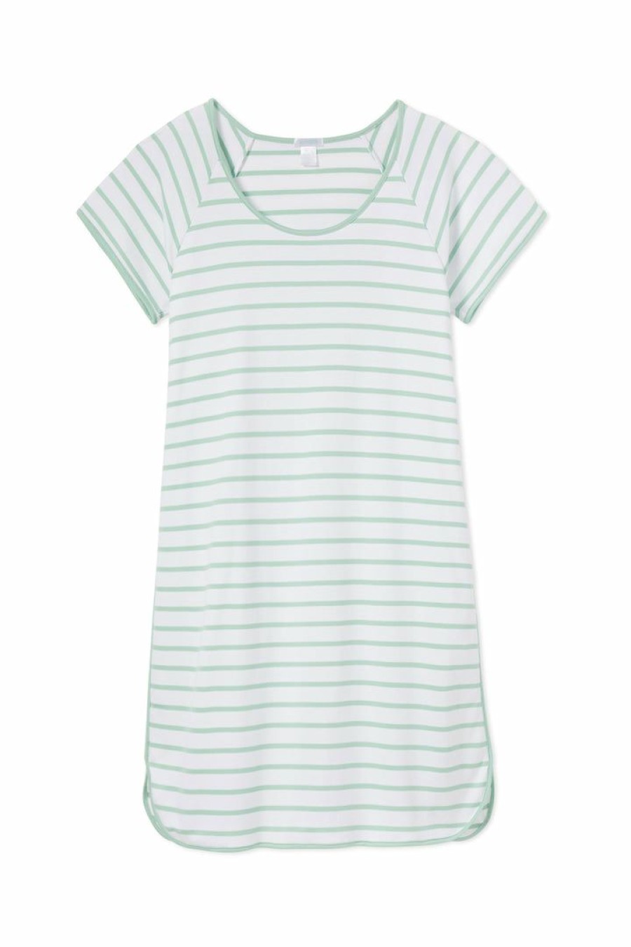 Women Lake | Lake Women Pima Nightgown In Spring Green