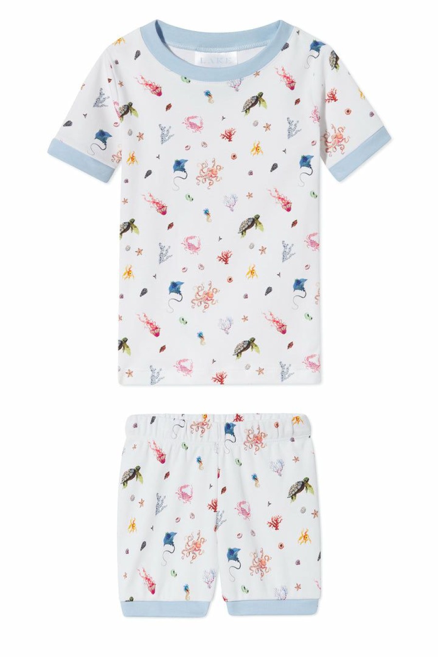 Kids Lake | Lake Kids Shorts Set In Ocean Kingdom New Arrivals