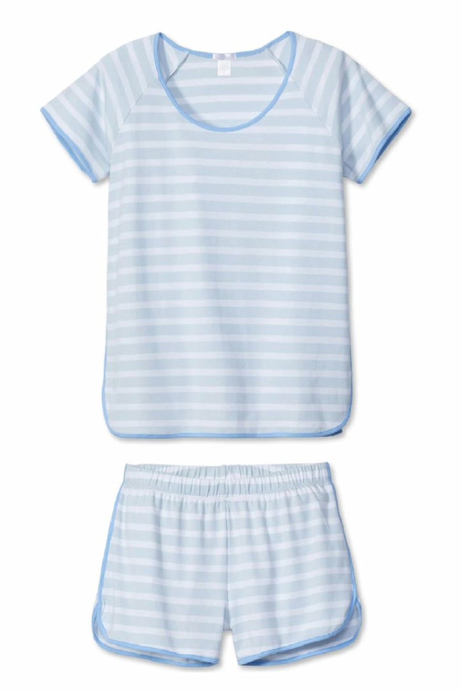 Women Lake | Lake Pima Shorts Set In Seaside Women