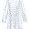 Women Lake | Lake Women Pima Long Sleeve Weekend Nightgown In Court