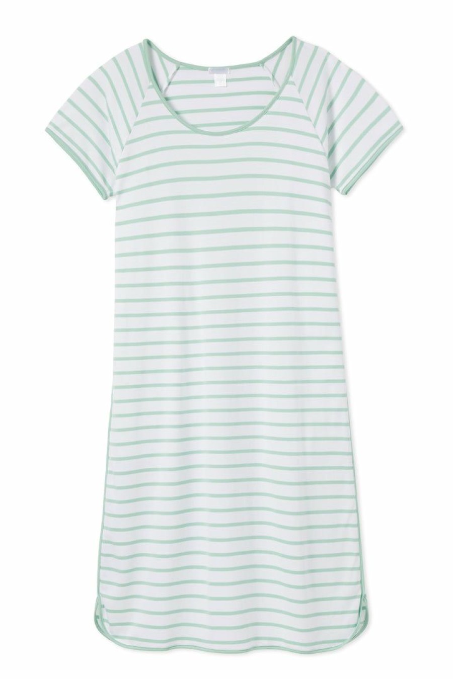 Women Lake | Lake Pima Long Nightgown In Spring Green