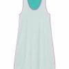 Women Lake | Lake Women Pima Tank Gown In Agua