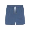 Women Lake | Lake Men'S Pima Curved Hem Shorts In Navy New Arrivals