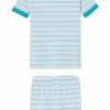 Gifts Lake | Lake Kids Shorts Set In Turquoise Ombre