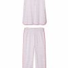 Women Lake | Lake Pima Maternity Short-Long Set In Rose Sleep