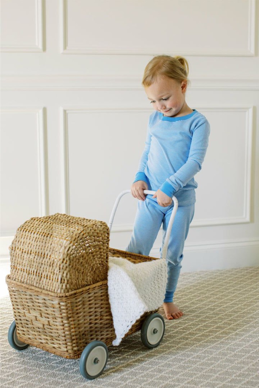 Gifts Lake | Lake Kids Long-Long Set In Cornflower