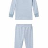 Gifts Lake | Lake Best Sellers Organic Pima Baby Long-Long Set In Larkspur