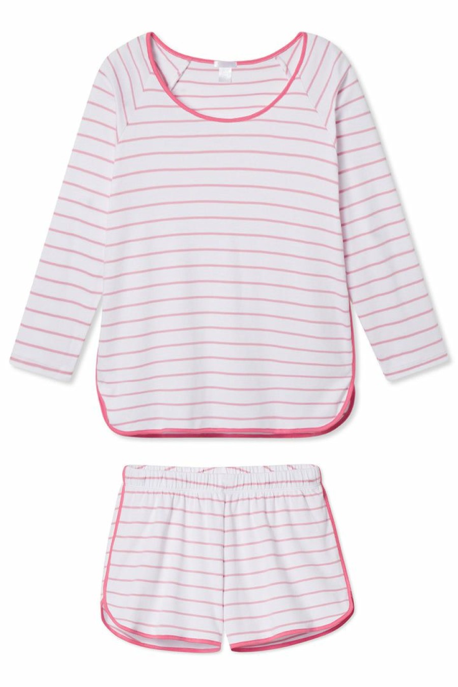 Women Lake | Lake Pima Long-Short Set In Rose Women