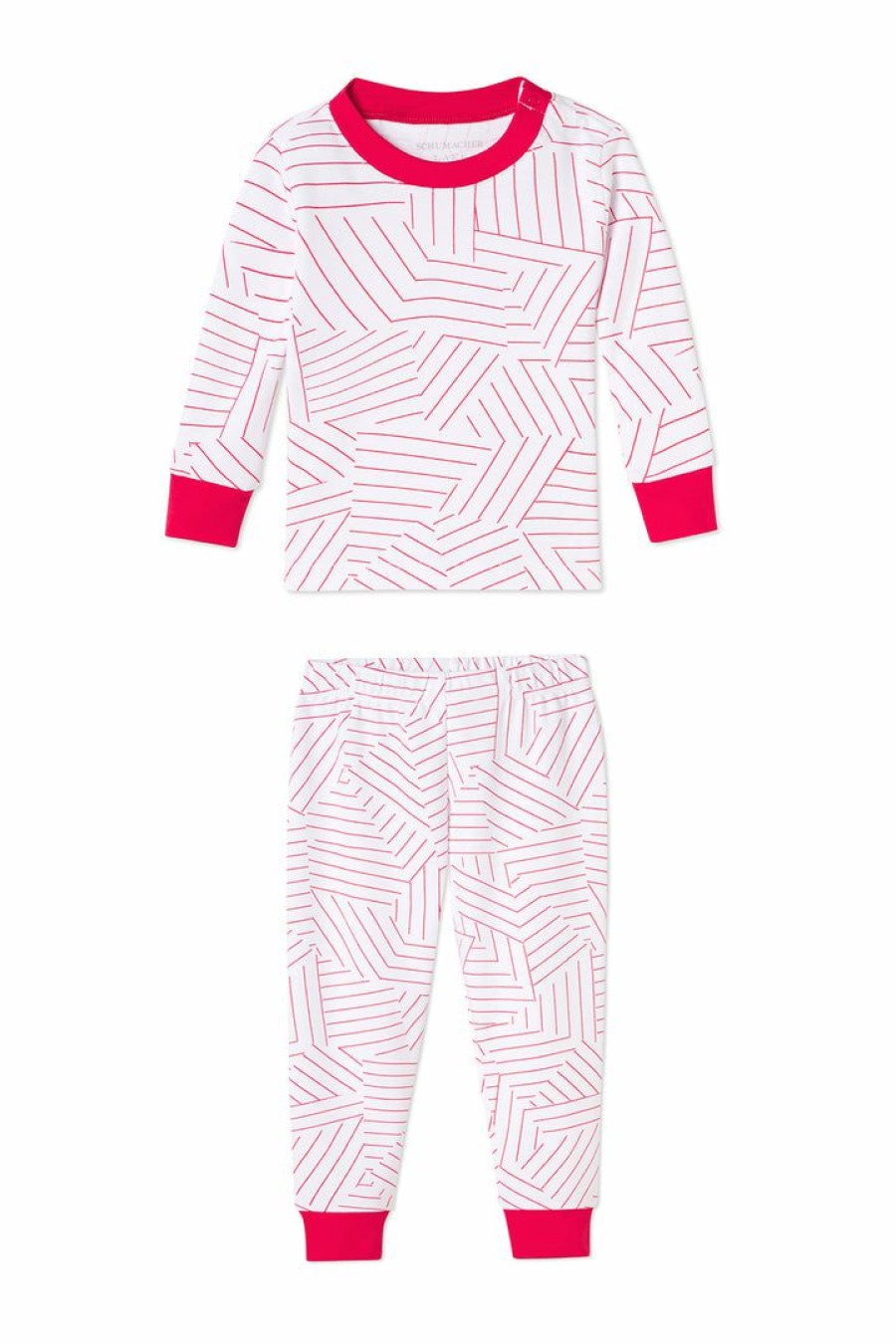 Kids Lake | Schumacher X Lake Baby Long-Long Set In Red Kids