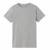 Men Lake | Lake Men'S Short Sleeve Bamboo Tee In Heather Gray