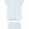 Women Lake | Lake Women Dreamknit Shut Eye Shorts Set In Caribbean