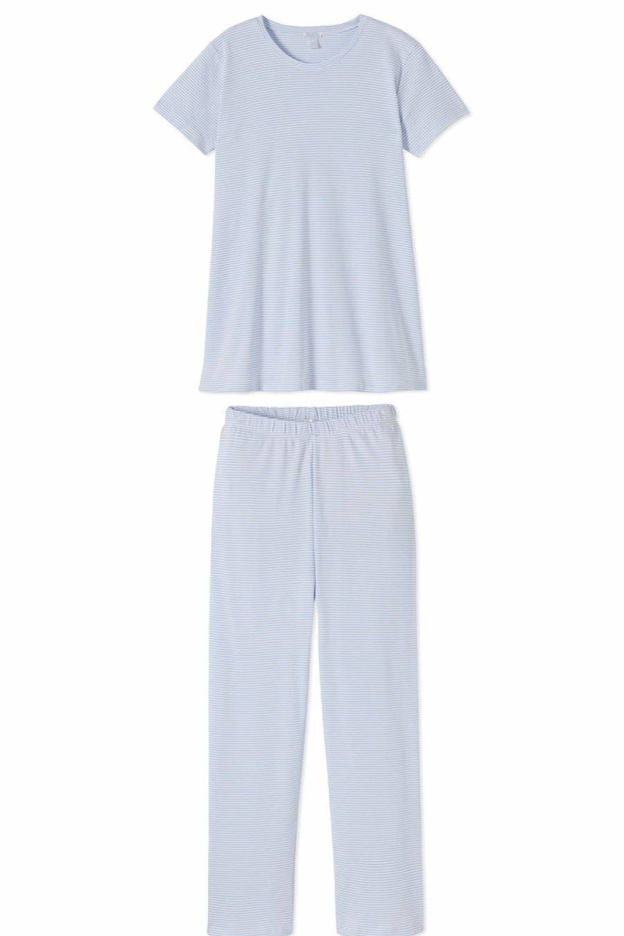 Women Lake | Lake Pima Maternity Short-Long Weekend Set In French Blue Sleep