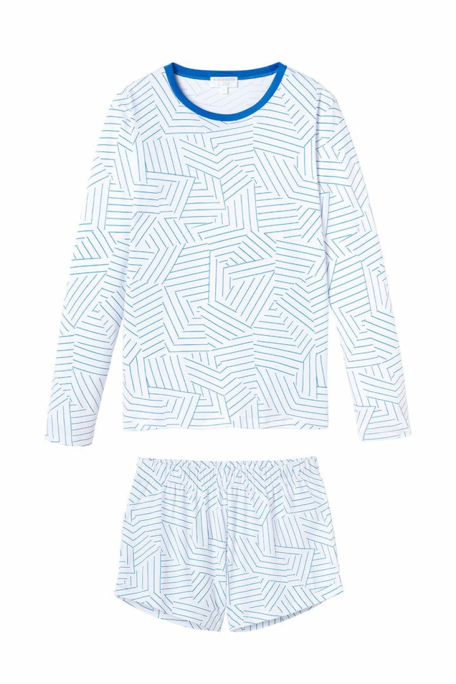 Women Lake | Schumacher X Lake Pima Long-Short Weekend Set In Cobalt