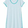 Women Lake | Lake Pima Nightgown In Turquoise Ombre