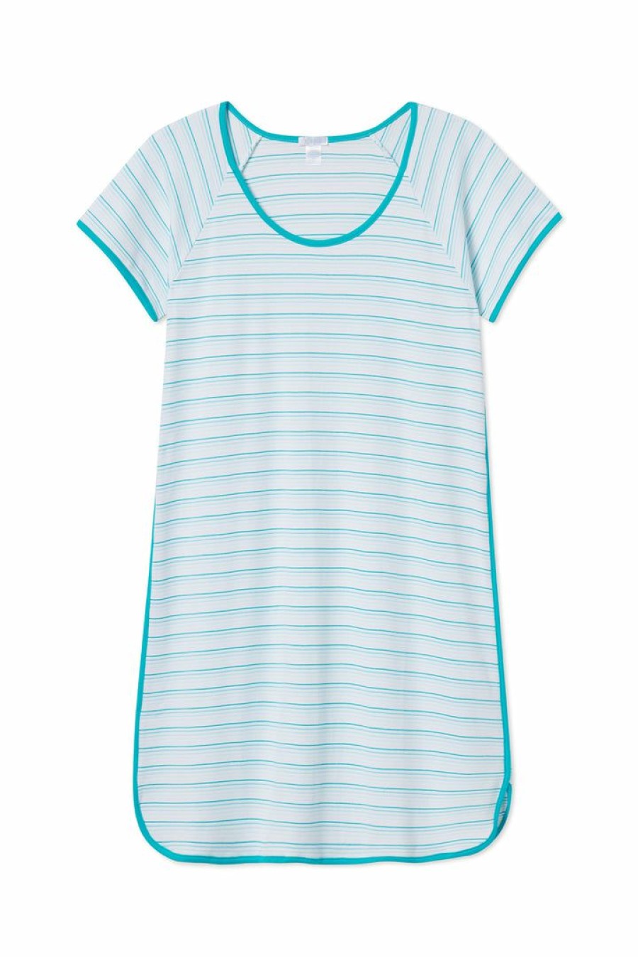 Women Lake | Lake Pima Nightgown In Turquoise Ombre