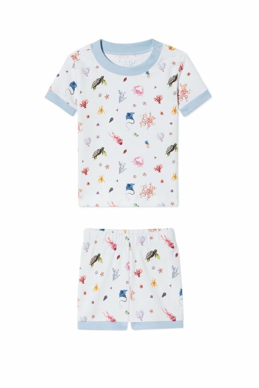 Kids Lake | Lake Baby Shorts Set In Ocean Kingdom